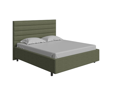 Большая двуспальная кровать Verona - Кровать в лаконичном дизайне в обивке из мебельной ткани или экокожи.