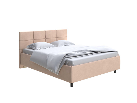 Большая двуспальная кровать Next Life 1 - Современная кровать в стиле минимализм с декоративной строчкой