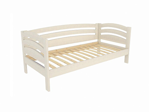 Кровать 90х200 Веста софа-R - Детская кровать из массива с боковыми спинками.