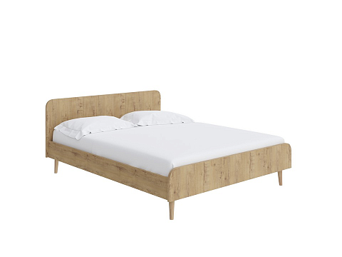 Односпальная кровать Way - Компактная корпусная кровать на деревянных опорах