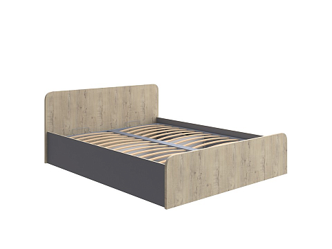 Кровать из массива Way Plus с подъемным механизмом - Кровать в эко-стиле с глубоким бельевым ящиком