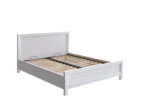 Большая двуспальная кровать Toronto с подъемным механизмом - Стильная кровать с местом для хранения