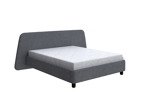 Кровать без основания Sten Berg Right - Мягкая кровать с необычным дизайном изголовья на правую сторону
