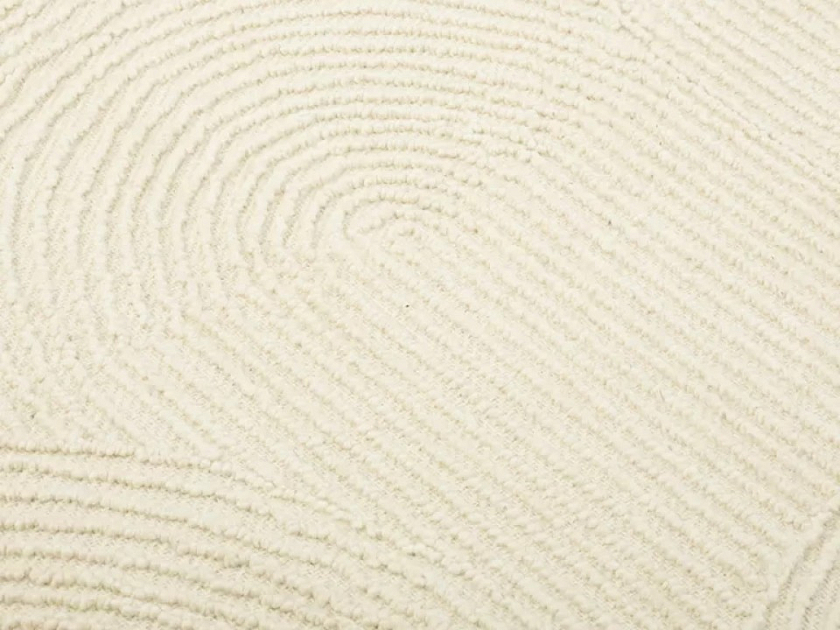 Ковер Tkano Lucknow 120x180 Ткань Белый - Стильный ковёр из шерсти