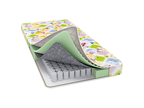 Матрас 120х190 Baby Care - Детский матрас на независимом пружинном блоке с безопасным наполнителем